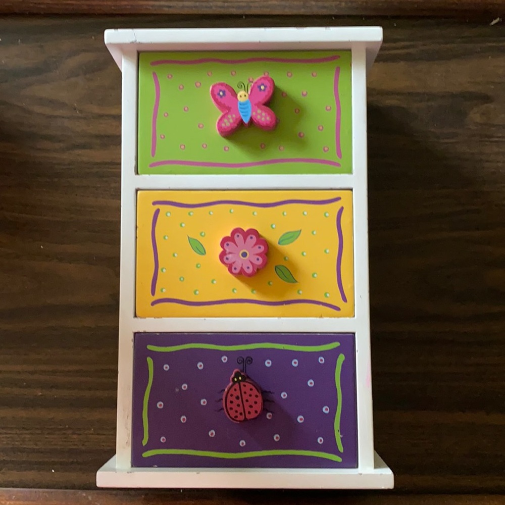 3 Drawer Storage Chest- could be used for jewelry